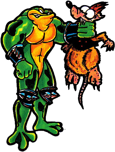 The @rareltd Battletoads In Action - Battletoads Rats (400x500), Png Download