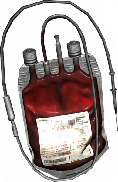 Blood Bag Iv - Saline Iv Kit Dayz (389x599), Png Download