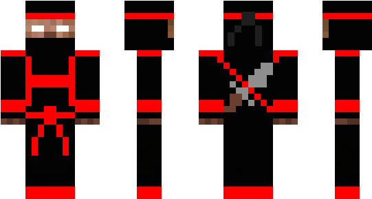 Minecraft Skin Battletoads - Black Panther Skins For Minecraft (600x348), Png Download