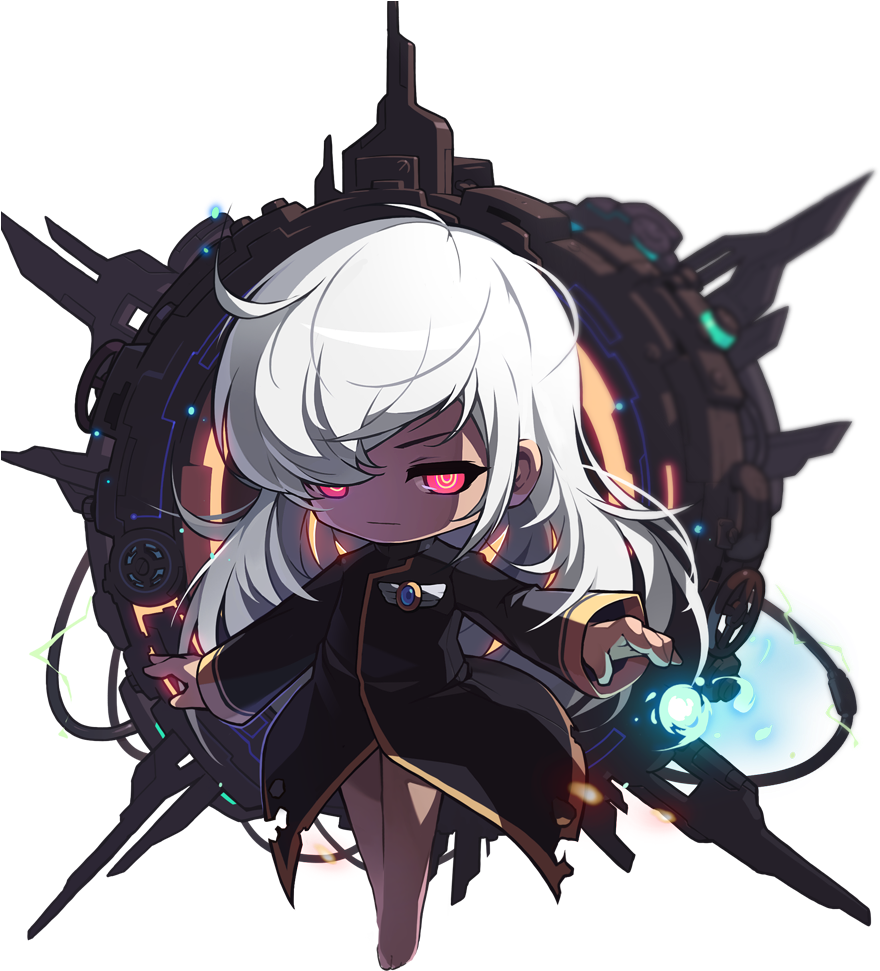 Black Heaven Suu - Lotus Maplestory (885x1100), Png Download