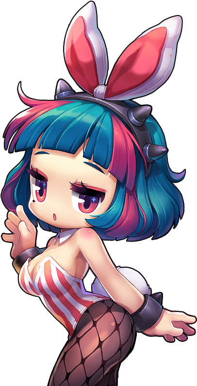 533kib, 700x800, Ms2 - Maplestory 2 Bunny Girl (700x800), Png Download