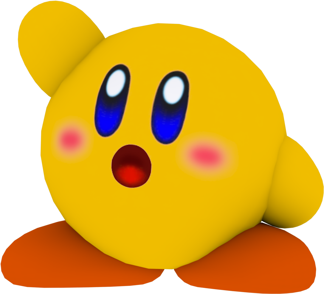 Kirby Waddle Dee King Dedede Dedede Kirby Star Allies - Kirby Model (1280x1280), Png Download