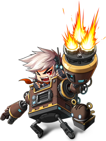 I Played 3days, 1day Spend Around 4hours And Now My - Mechanic Maplestory (351x469), Png Download
