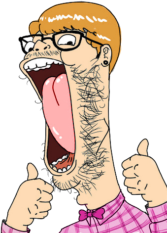 Post - Soy Boy Open Mouth (377x485), Png Download