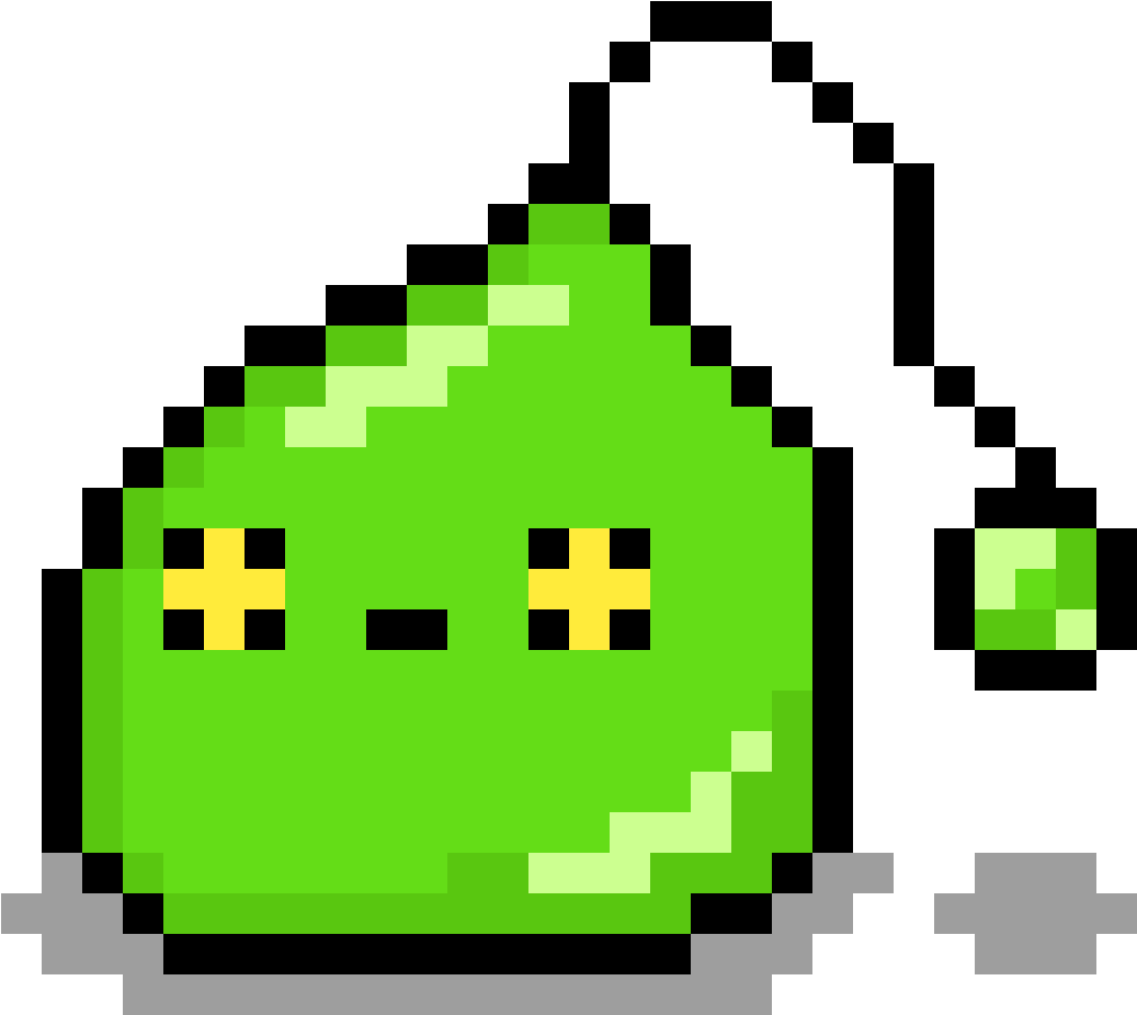 Maplestory Slime Meep - Social Media Pixel Art (1184x1184), Png Download