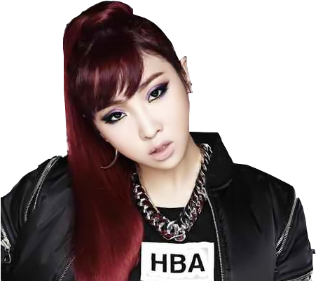 2ne1 Minzy Proves To Be An A Student In Recently Revealed - 2ne1 Minzy (500x445), Png Download