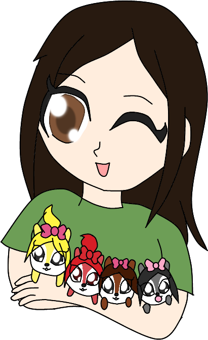 Me And 2ne1 Baby Chipmunks - Cartoon (572x697), Png Download