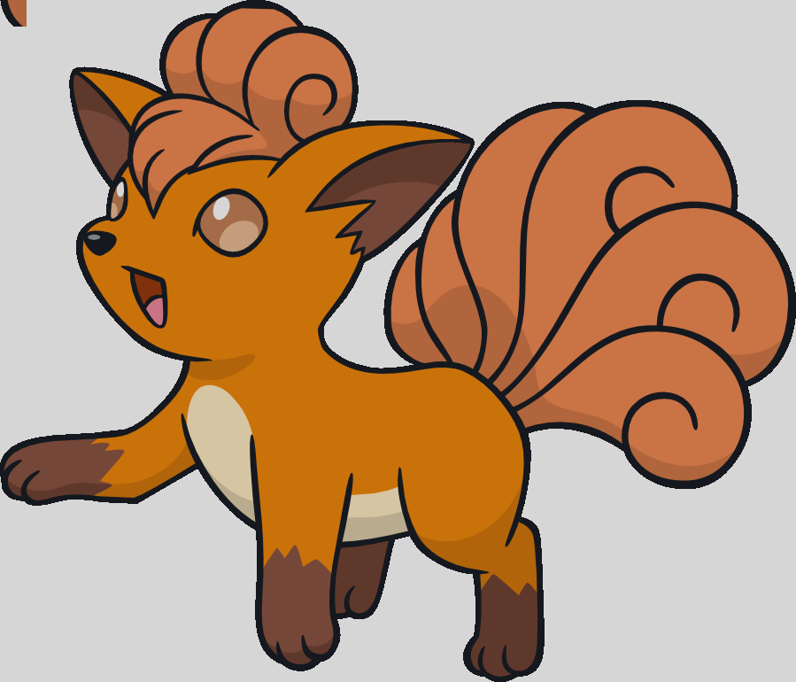 Pokemon Vulpix Shiny (899x770), Png Download
