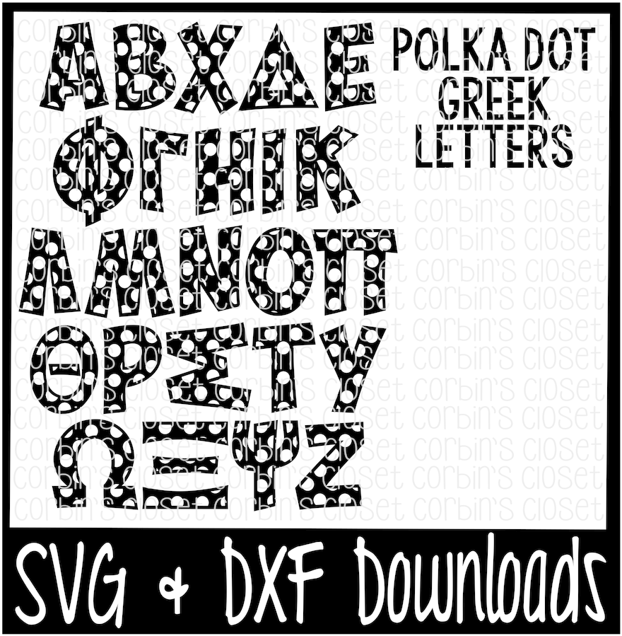 Greek Alphabet Svg * Polka Dot Pattern Cut File By - Like Big Trucks And I Cannot Lie Png (1400x932), Png Download