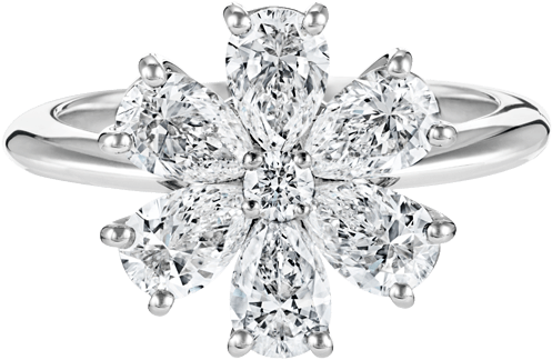 Harry Winston Forget Me Not Ring (1200x800), Png Download
