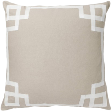 Greek Key Trim Pillow (400x400), Png Download