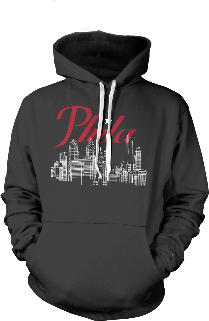 Phila Blueprint - Leafy Hoodie (1200x1200), Png Download