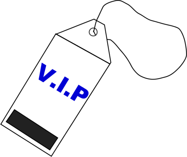 Very Important People Vip Ticket Vector Clip Art Clipart - Vip Clip Art (600x506), Png Download