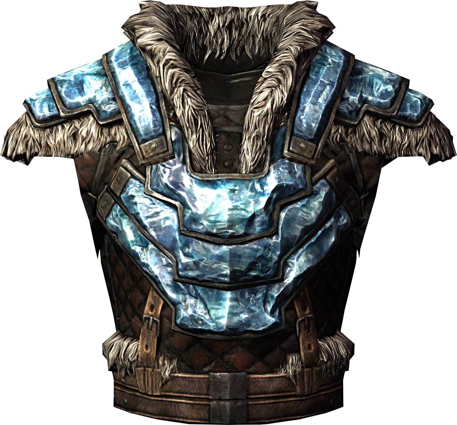 Skyrim Light Armor Blue (1471x1369), Png Download