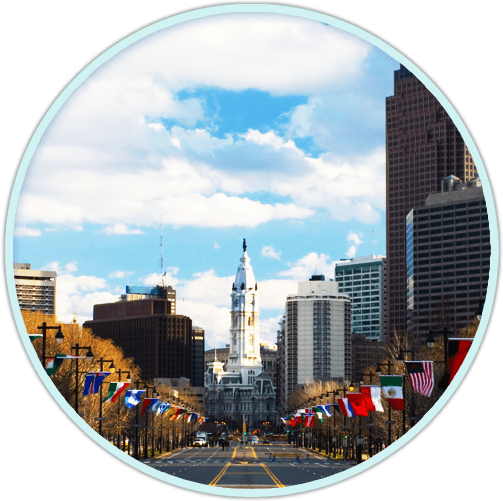 You Are Just One Step Away From Being Entered For A - Philadelphia (503x501), Png Download