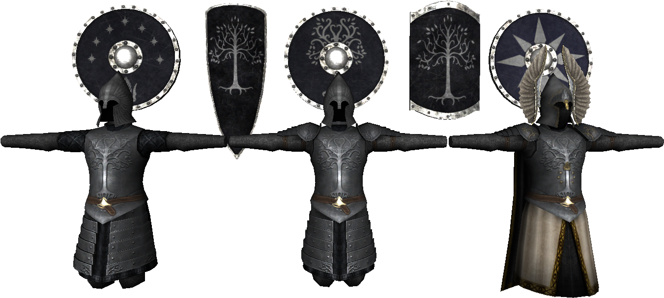 Lotr Gondor Weapons (1377x631), Png Download
