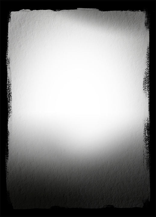 Jim Brush Frame Gradient - Monochrome (518x720), Png Download