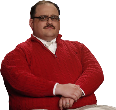 Ken Bone Png - Sitting (664x441), Png Download