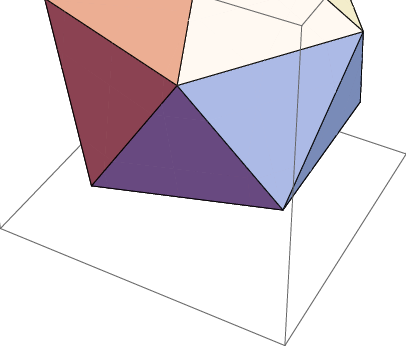 Icosahedron - Art Paper (406x346), Png Download