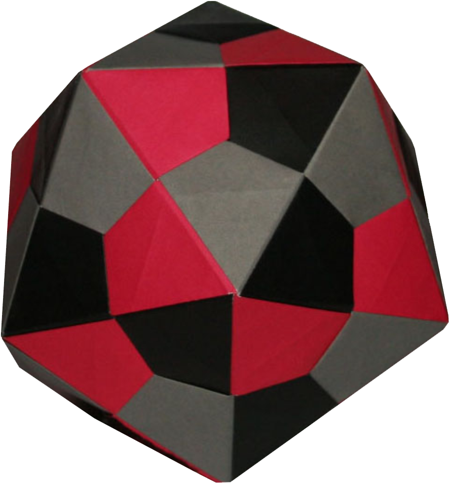 Platonic Icosahedron X - Paper (912x1159), Png Download