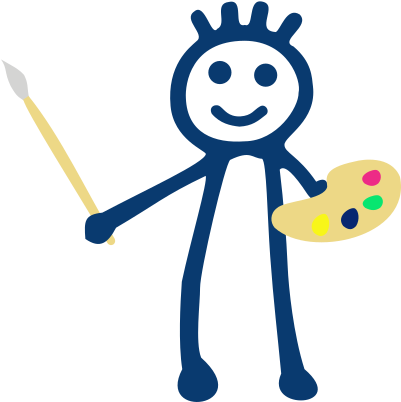 Painter Ken - Logo (400x416), Png Download