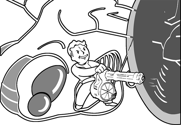 Icon Show No Mercy - Fallout 3 Icon (600x415), Png Download