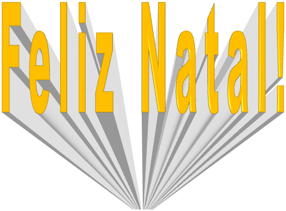 Feliz Natal E Feliz Ano Novo - Feliz Natal 3d Png (575x423), Png Download