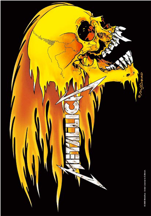 Metallica Skull And Crossbones Buy Thrash Metal Merchandise - Metallica Skull (450x450), Png Download