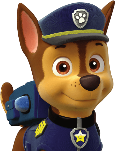Teenage Mutant Ninja Turtles - Paw Patrol Chase Makeup (600x600), Png Download
