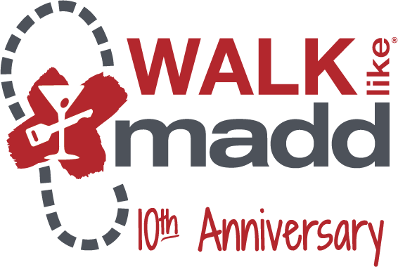 Greyred Walk 10th Anniv Logo-png - Run Like Madd 5k Atlanta (566x380), Png Download