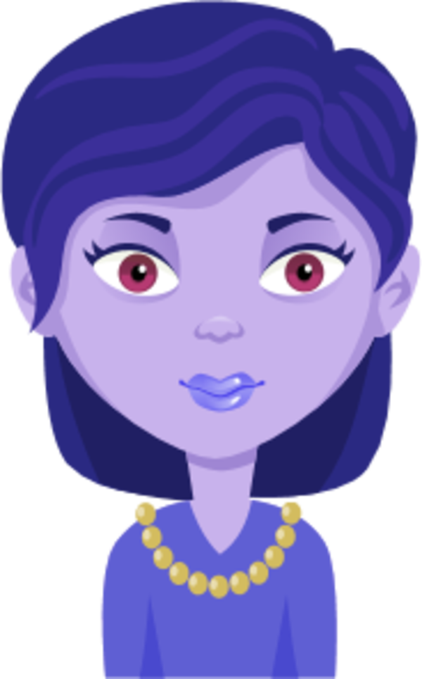 Oona As A Cat By Dev-catscratch On Clipart Library - Character Female Face Cartoon (600x965), Png Download
