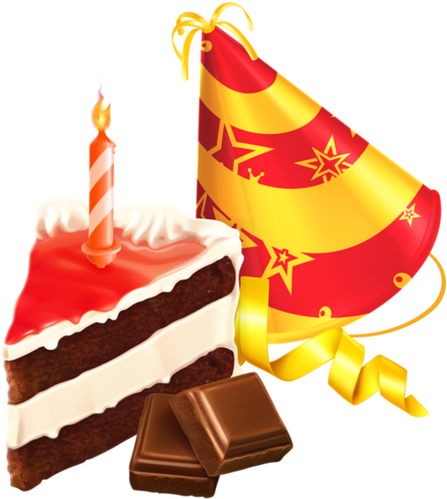 Gateaux,tubes - Orange 1 Birthday Candle Clipart (600x600), Png Download