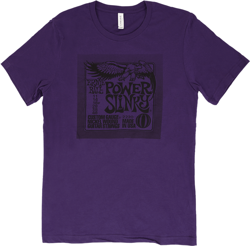 Ernie Ball Power Slinky T Shirt (1000x1000), Png Download