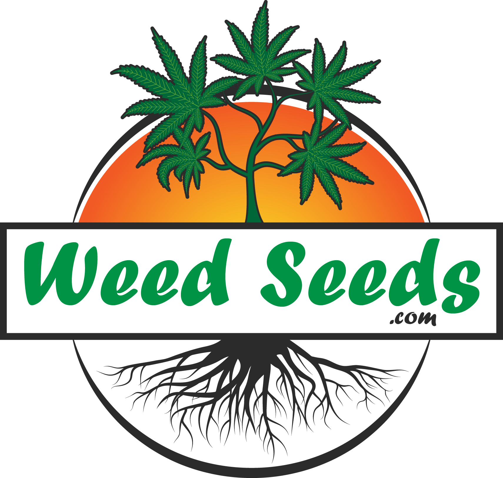 Weedseeds - Com - Seeds Weed Logo (1710x1624), Png Download