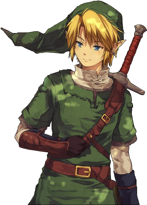 Adventures In Gay - Fanart Link Legend Of Zelda (550x712), Png Download