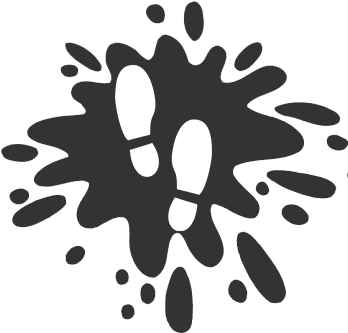 Complimentary Mudder Entry - Mud Clip Art (355x347), Png Download