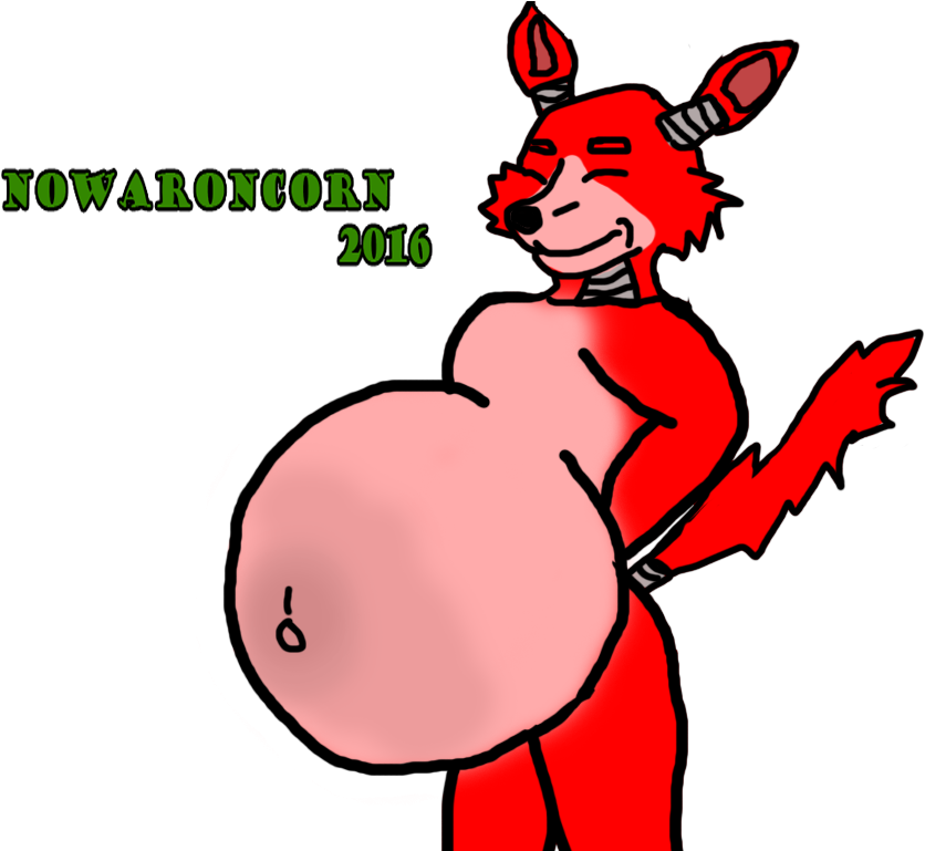 Mpreg Foxy - Fnaf Foxy Pregnant (1024x768), Png Download