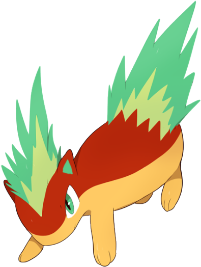 Shiny Quilava Download - Quilava (500x565), Png Download