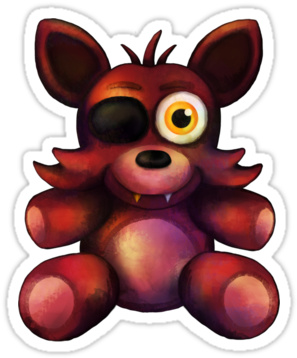 Merch For Sale ====== Five Nights At Freddy's - Plush Foxy Fnaf 4 (375x360), Png Download