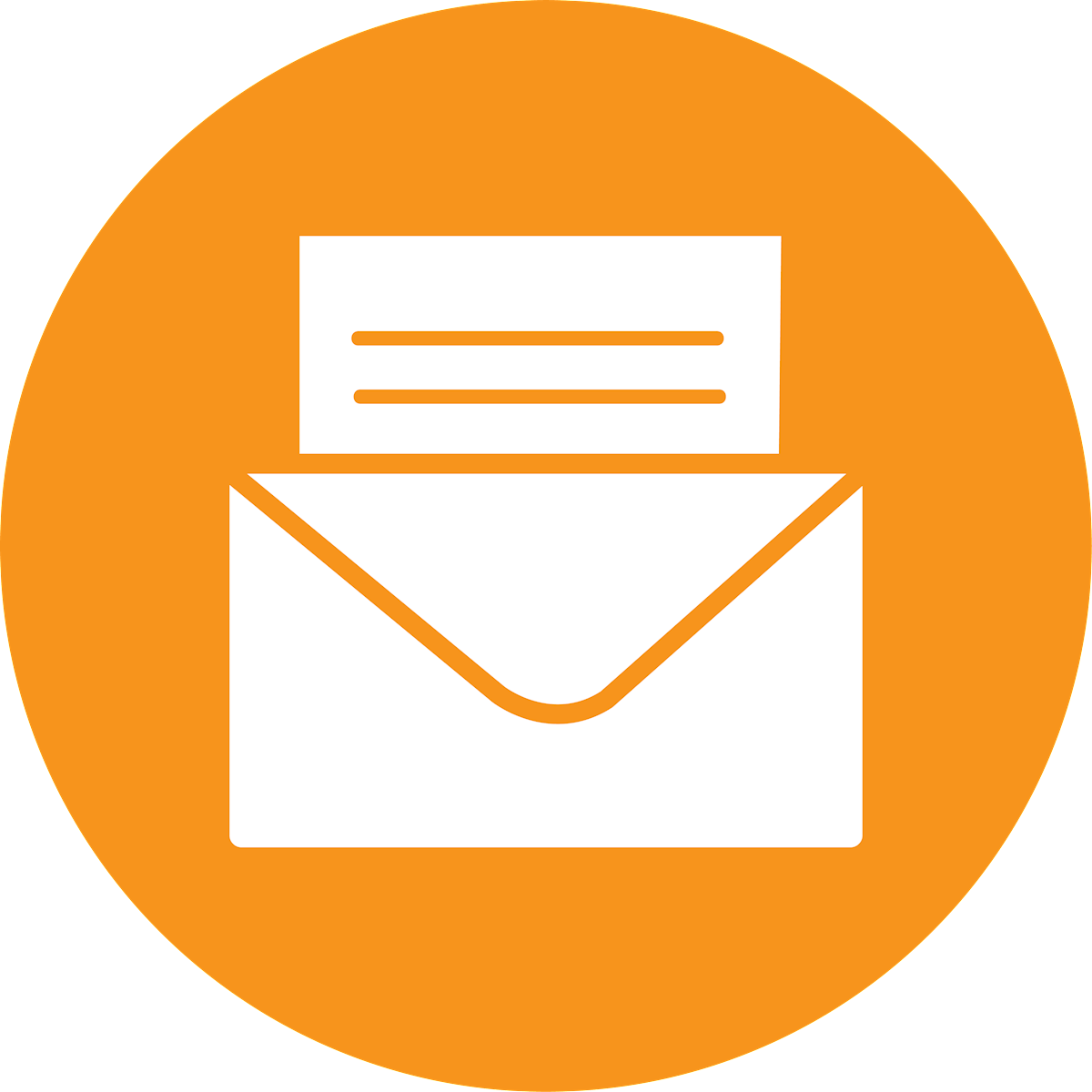 Sign Up To Receive Monthly Newsletters From Volunteer - Email Sign Yellow (1200x1200), Png Download
