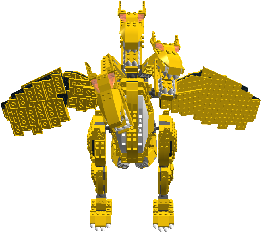 Http I39 Tinypic Com Fy0do8 Pnglego Godzilla Vs King - Godzilla Vs. King Ghidorah (1600x842), Png Download