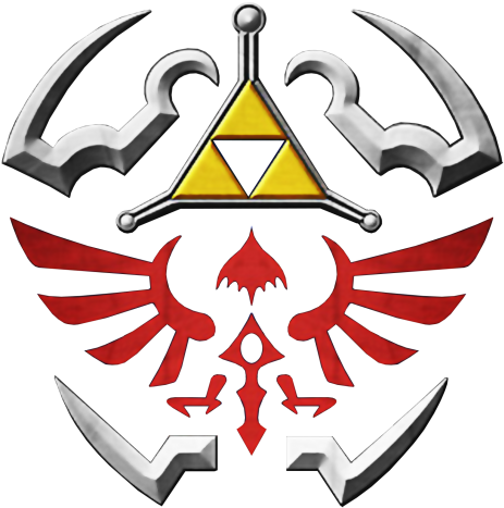 Zelda Cap - Skyward Sword Metal Triforce Black Snapback (500x500), Png Download