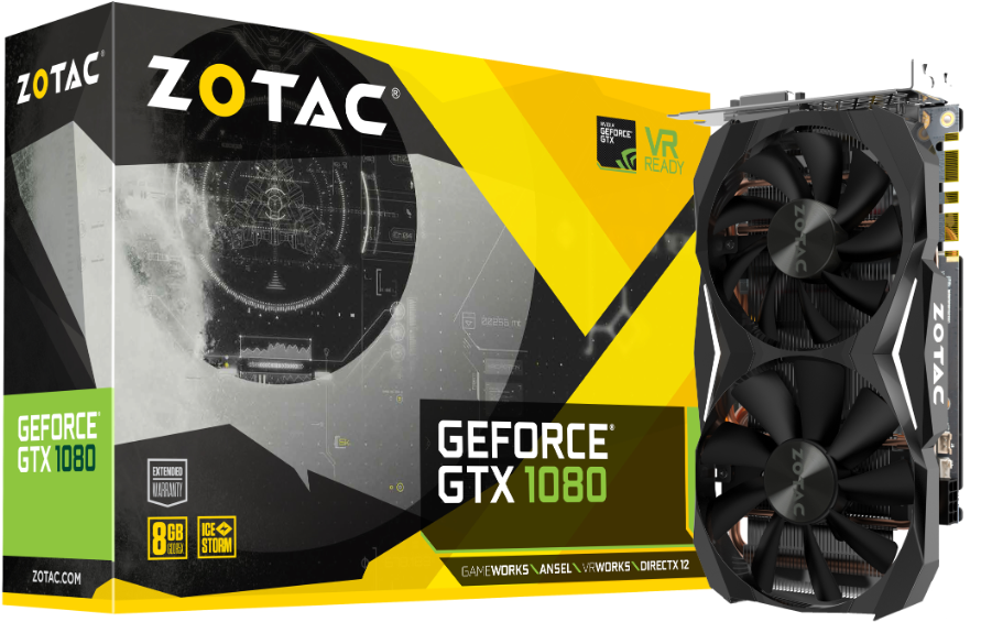 3 Aug - Zotac Geforce Gtx 1080 Mini (1024x707), Png Download