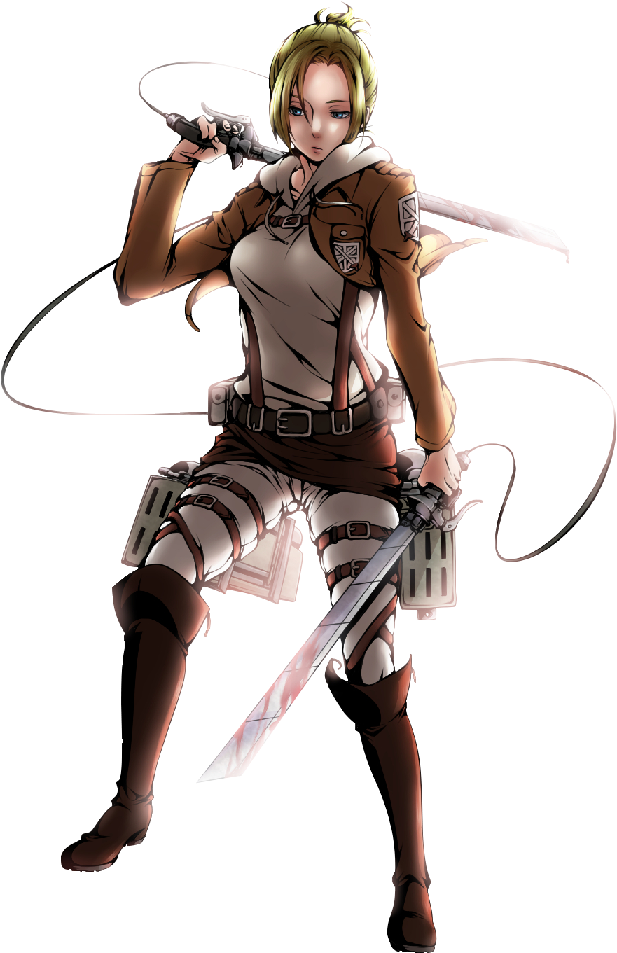 Shingeki No Kyojin Annie Leonhardt By Marichi - Shingeki No Kyojin Sexy (1005x1482), Png Download