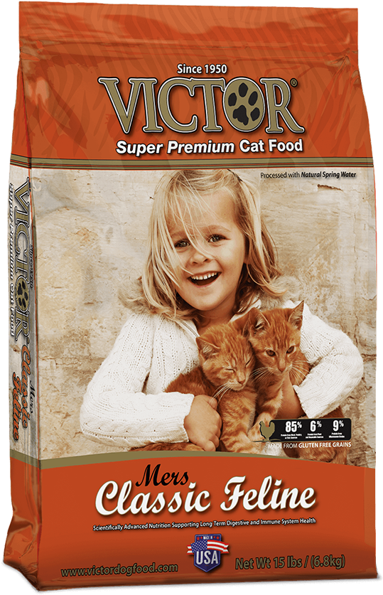Mers Classic Feline - Victor Mers Classic Feline Multi-pro Recipe Cat Food-5 (540x920), Png Download