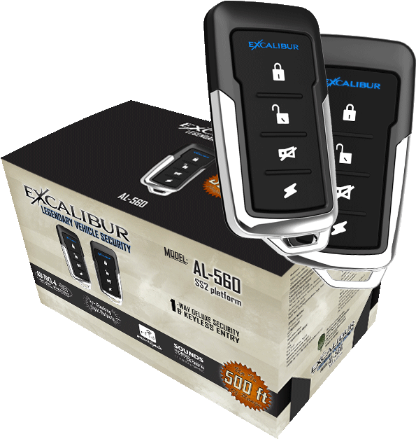 Excalibur Al-560 - Alarma Omega Excalibur (640x640), Png Download