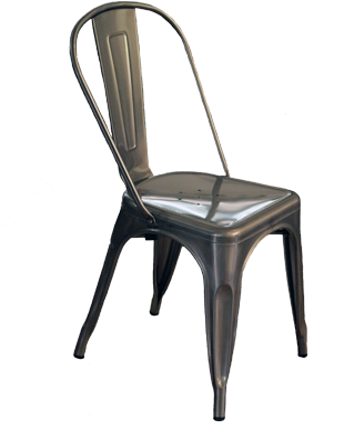 Silla Tolix - Chaise En Métal Lix Style - Couleur - Jaune Star Matt (400x400), Png Download