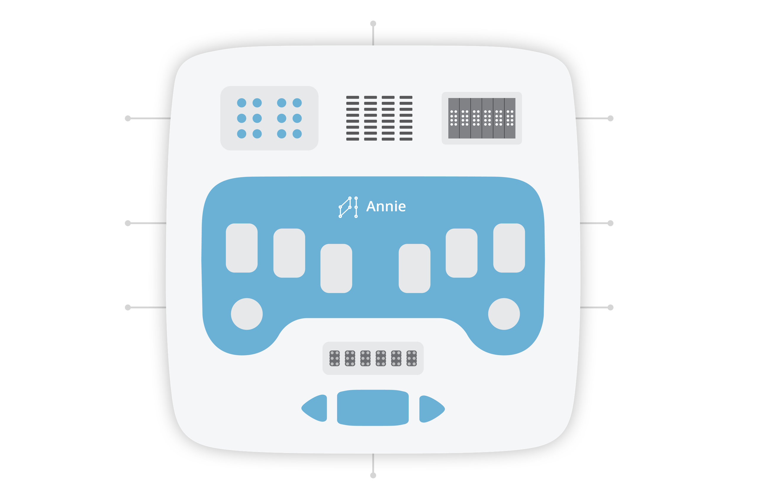 Image Showing Annie Parts Such As Speakers, Twin Big - Computer Speakers (2584x1831), Png Download