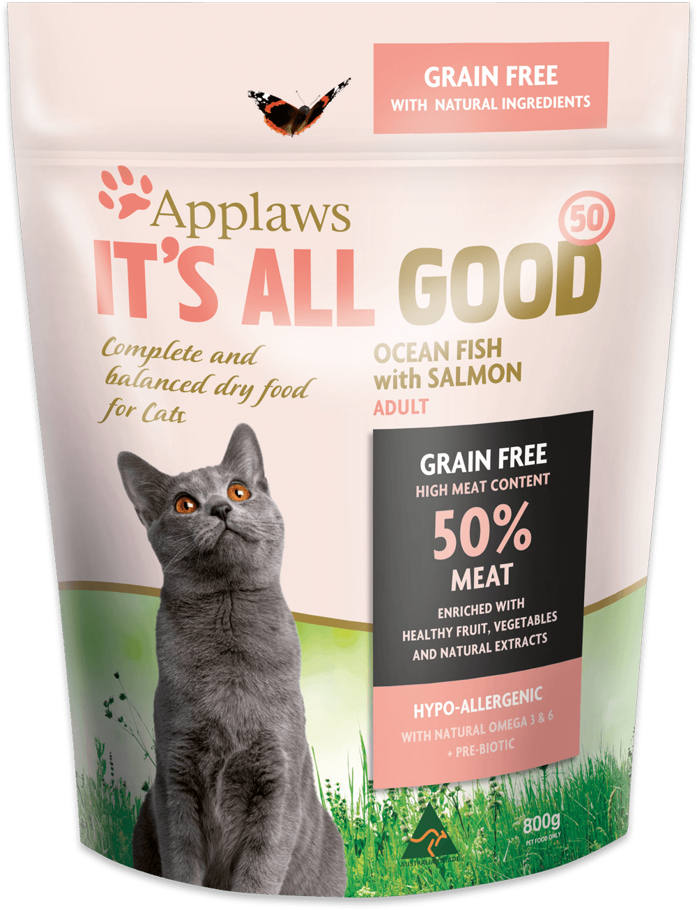 Complete Dry Cat Food - Applaws Cat Adult Ocean Fish With Salmon (1000x1305), Png Download