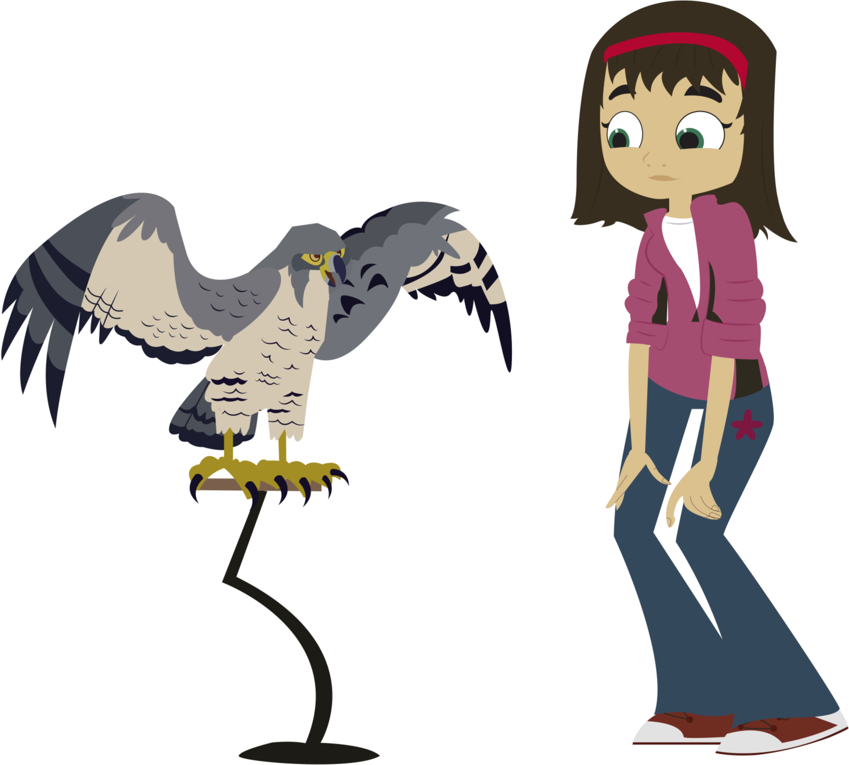 Kate Corcovado With Tasha Request By Ricorob-d5pwu09 - Wild Kratts New Characters (1733x1529), Png Download